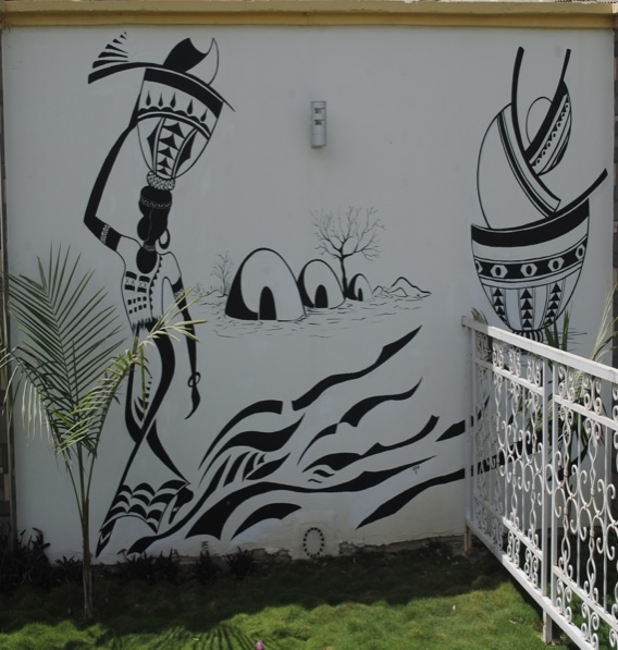 Mural artwork by Kaltume Gana